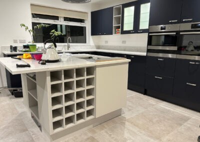 Modern kitchen installation in Corby